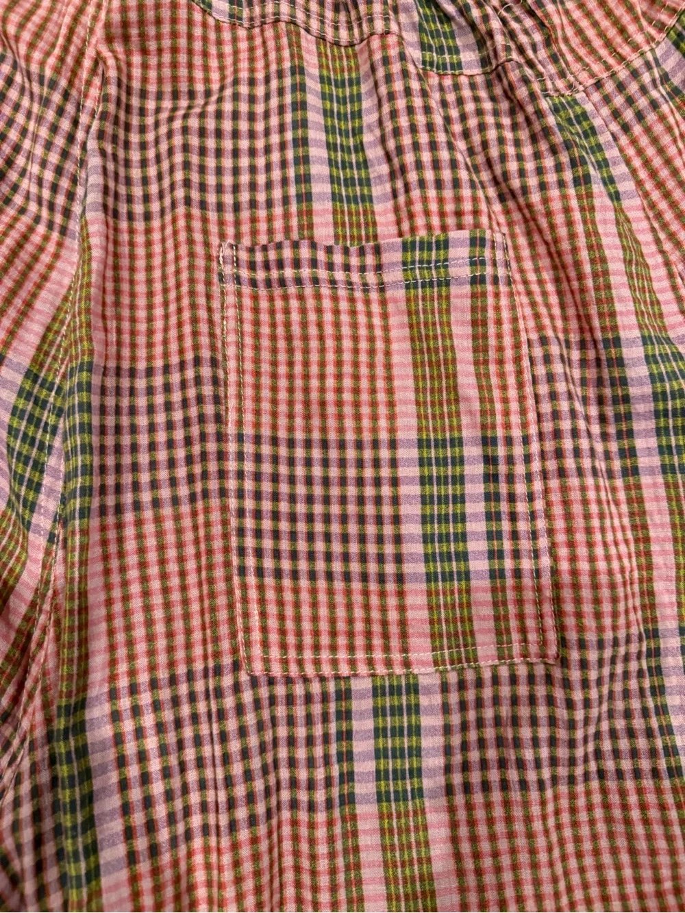 NATURAL LIFE Plaid Overalls - Picture 4 of 6